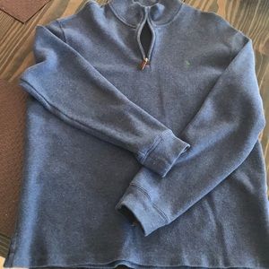Polo navy blue 1/4 zip pullover